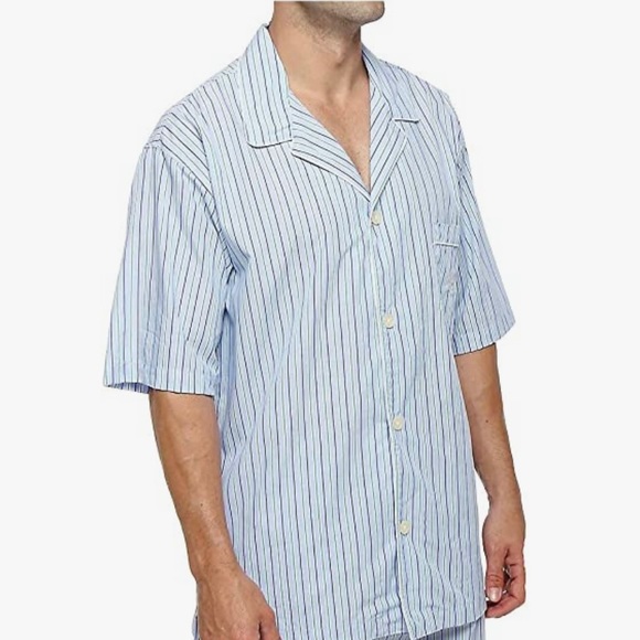 Polo Ralph Lauren Men's 100% Cotton Woven Short Sleeve Sleepwear Top P757